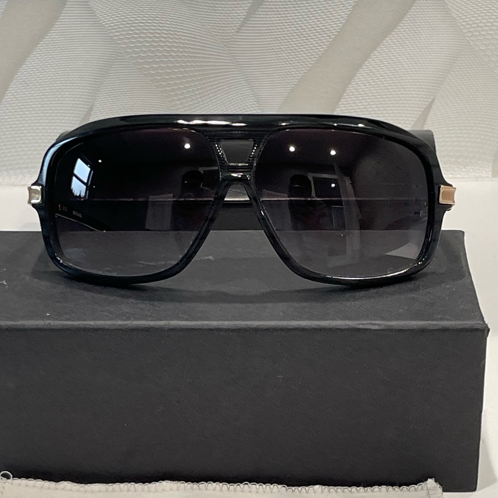 DITA Sunglasses SIG Black & Gold With Case Zonnebril
